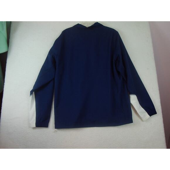 Nike Dri Fit Men's L Blue Polyester Full Zip Basic Activewear Jacket Solid - Picture 8 of 10